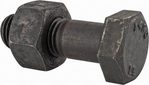 Value Collection - 7/8-9 Thread, 2-3/4" Length Under Head, Steel Hex Head Bolt - Uncoated, UNC Thread, ASTM A490 - Top Tool & Supply