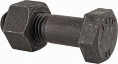 Value Collection - 7/8-9 Thread, 3" Length Under Head, Steel Hex Head Bolt - Uncoated, UNC Thread, ASTM A490 - Top Tool & Supply