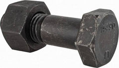 Value Collection - 1-8 Thread, 3-1/2" Length Under Head, Steel Hex Head Bolt - Uncoated, UNC Thread, ASTM A490 - Top Tool & Supply