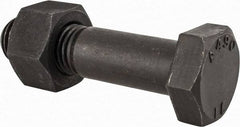 Value Collection - 1-8 Thread, 4-1/4" Length Under Head, Steel Hex Head Bolt - Uncoated, UNC Thread, ASTM A490 - Top Tool & Supply