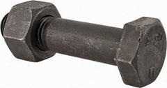 Value Collection - 1-8 Thread, 4-1/2" Length Under Head, Steel Hex Head Bolt - Uncoated, UNC Thread, ASTM A490 - Top Tool & Supply