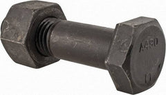 Value Collection - 1-1/8 - 7 Thread, 4-1/2" Length Under Head, Steel Hex Head Bolt - Uncoated, UNC Thread, ASTM A490 - Top Tool & Supply