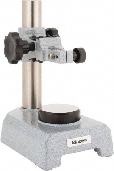 Mitutoyo - Rectangular Base, Indicator Transfer Stand - 205mm High, 6-5/8" Base Length x 4-21/64" Base Width x 1-3/4" Base Height, Includes Holder - Top Tool & Supply