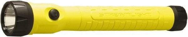 Streamlight - White LED Bulb, 130 Lumens, Industrial/Tactical Flashlight - Yellow Plastic Body, 1 4.8 V\xB6Sub-C Battery Included - Top Tool & Supply