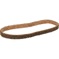 3M - 1/2" Wide x 12" OAL, Aluminum Oxide Abrasive Belt - Aluminum Oxide, Coarse, Nonwoven, Series SC-BS - Top Tool & Supply