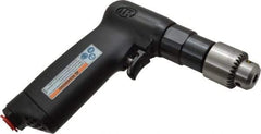 Ingersoll-Rand - 1/4" Keyed Chuck - Pistol Grip Handle, 2,800 RPM, 11 CFM, 0.25 hp, 90 psi - Top Tool & Supply