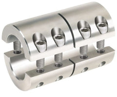 Climax Metal Products - 35mm Inside x 67mm Outside Diam, Metric Two-Piece Clamping Rigid Coupling - Top Tool & Supply