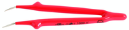 6" OAL INSULATED TWEEZERS ANGLED - Top Tool & Supply