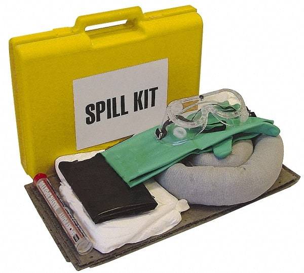 PRO-SAFE - Universal & Universal/Chemical Spill Kit - Polypropylene Case - Top Tool & Supply