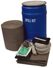 PRO-SAFE - Battery Acid Spill Kit - 30 Gal Polypropylene Drum - Top Tool & Supply