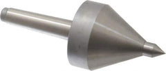 Riten - MT2 Taper Shank, 2-1/4" Head Diam 330 Lb Capacity Live Center - 5,000 Max RPM, 3-3/16" Head Length, 1/2" Point Diam, 3/4" Point Len, 330 Lb Max Workpc, 3-3/16" OAL, Pipe Nose Point - Top Tool & Supply