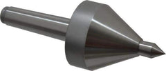 Riten - MT3 Taper Shank, 2-5/8" Head Diam 685 Lb Capacity Live Center - 4,000 Max RPM, 3-3/16" Head Length, 5/8" Point Diam, 15/16" Point Len, 685 Lb Max Workpc, 3-3/16" OAL, Pipe Nose Point - Top Tool & Supply