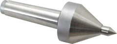 Riten - MT4 Taper Shank, 2-5/8" Head Diam 685 Lb Capacity Live Center - 4,000 Max RPM, 3-7/8" Head Length, 5/8" Point Diam, 15/16" Point Len, 685 Lb Max Workpc, 3-7/8" OAL, Pipe Nose Point - Top Tool & Supply