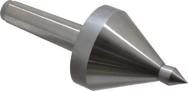 Riten - MT4 Taper Shank, 3-1/2" Head Diam 1,165 Lb Capacity Live Center - 3,500 Max RPM, 3-7/8" Head Length, 3/4" Point Diam, 1-1/8" Point Len, 1,165 Lb Max Workpc, 3-7/8" OAL, Pipe Nose Point - Top Tool & Supply