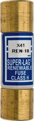 Cooper Bussmann - 250 VAC, 10 Amp, Time Delay Renewable Fuse - Fuse Holder Mount, 50.8mm OAL, 10 (RMS) kA Rating, 9/16" Diam - Top Tool & Supply