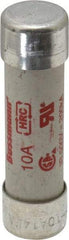 Cooper Bussmann - 500 VAC, 10 Amp, Fast-Acting Semiconductor/High Speed Fuse - 50.8mm OAL, 200 (RMS), 50 at DC kA Rating, 9/16" Diam - Top Tool & Supply