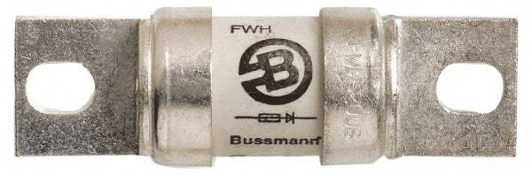 Cooper Bussmann - 500 VAC/VDC, 225 Amp, Fast-Acting Semiconductor/High Speed Fuse - Bolt-on Mount, 4-11/32" OAL, 200 (RMS Symmetrical), 50 at DC kA Rating, 1-1/2" Diam - Top Tool & Supply