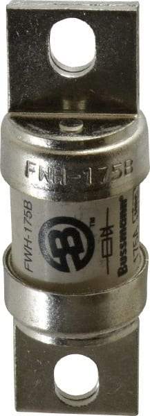 Cooper Bussmann - 500 VAC/VDC, 175 Amp, Fast-Acting Semiconductor/High Speed Fuse - Bolt-on Mount, 3-5/8" OAL, 200 (RMS Symmetrical), 50 at DC kA Rating, 1-5/32" Diam - Top Tool & Supply