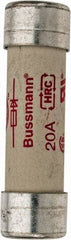 Cooper Bussmann - 500 VAC, 20 Amp, Fast-Acting Semiconductor/High Speed Fuse - 50.8mm OAL, 200 (RMS), 50 at DC kA Rating, 9/16" Diam - Top Tool & Supply