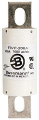 Cooper Bussmann - 700 VAC/VDC, 200 Amp, Fast-Acting Semiconductor/High Speed Fuse - Stud Mount Mount, 5-3/32" OAL, 200 (RMS), 50 at DC kA Rating, 1-1/2" Diam - Top Tool & Supply