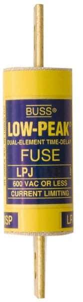 Cooper Bussmann - 300 VDC, 600 VAC, 400 Amp, Time Delay General Purpose Fuse - Bolt-on Mount, 7-1/8" OAL, 100 at DC, 300 at AC (RMS) kA Rating, 2" Diam - Top Tool & Supply