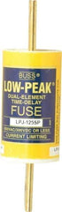 Cooper Bussmann - 300 VDC, 600 VAC, 125 Amp, Time Delay General Purpose Fuse - Bolt-on Mount, 5-3/4" OAL, 100 at DC, 300 at AC (RMS) kA Rating, 1-5/8" Diam - Top Tool & Supply