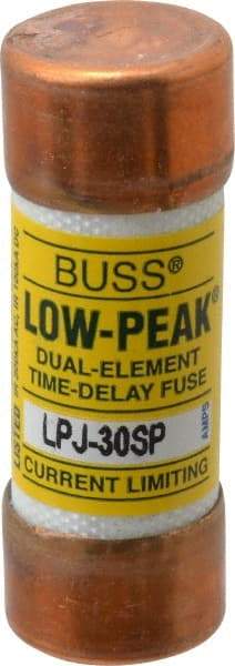 Cooper Bussmann - 300 VDC, 600 VAC, 30 Amp, Time Delay General Purpose Fuse - Fuse Holder Mount, 2-1/4" OAL, 100 at DC, 300 at AC (RMS) kA Rating, 13/16" Diam - Top Tool & Supply