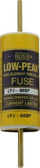 Cooper Bussmann - 300 VDC, 600 VAC, 80 Amp, Time Delay General Purpose Fuse - Bolt-on Mount, 4-5/8" OAL, 100 at DC, 300 at AC (RMS) kA Rating, 1-1/8" Diam - Top Tool & Supply