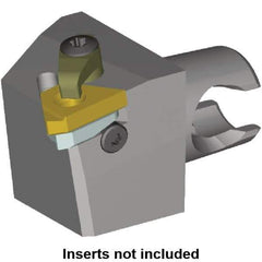 Kennametal - Insert Style LT 16ER, 25mm Head Length, Right Hand Cut, External Modular Threading Cutting Unit Head - System Size KM20, 12.5mm Center to Cutting Edge, Series LT Threading - Top Tool & Supply