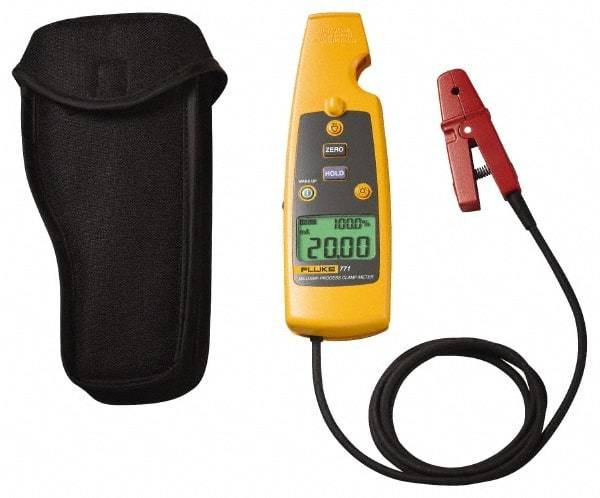 Fluke - 771, CAT II, Digital mA Process Clamp Meter with 0.1772" Detachable Jaws - Measures Current - Top Tool & Supply