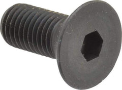 Holo-Krome - 5/16-24 UNF Hex Socket Drive, 82° Flat Screw - Alloy Steel, Black Oxide Finish, Fully Threaded, 3/4" OAL - Top Tool & Supply