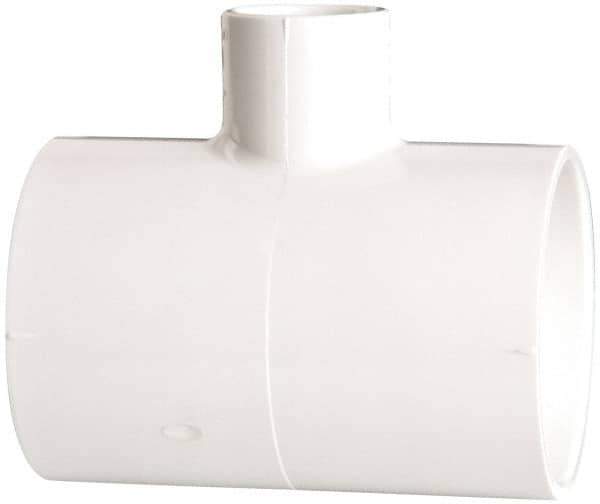 Value Collection - 2 x 2 x 3/4" PVC Plastic Pipe Reducing Tee - Schedule 40, All Slip End Connections - Top Tool & Supply