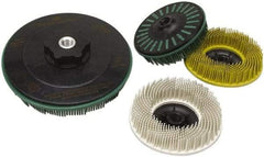 3M - 7" 50 Grit Ceramic Straight Disc Brush - Coarse Grade, 7/8" Trim Length, 7/8" Arbor Hole - Top Tool & Supply