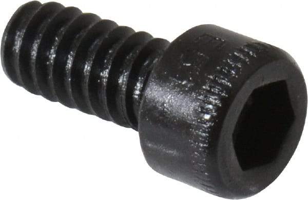 Holo-Krome - #4-40 UNC Hex Socket Drive, Socket Cap Screw - Alloy Steel, Black Oxide Finish, Fully Threaded, 1/4" Length Under Head - Top Tool & Supply