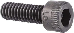 Holo-Krome - #8-32 UNC Hex Socket Drive, Socket Cap Screw - Alloy Steel, Black Oxide Finish, Fully Threaded, 1/2" Length Under Head - Top Tool & Supply