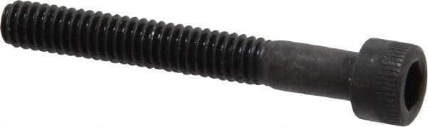 Holo-Krome - #8-32 UNC Hex Socket Drive, Socket Cap Screw - Alloy Steel, Black Oxide Finish, Partially Threaded, 1-1/4" Length Under Head - Top Tool & Supply