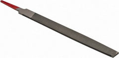 Simonds File - 6" Long, Second Cut, Mill American-Pattern File - Single Cut, Tang - Top Tool & Supply