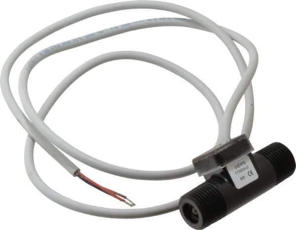 Gems Sensors - 200 psi, Nylon Housing, Turbine Flow Rate Sensor - 0.26 to 4 Flow Set Point, 0.26 to 4 GPM - Top Tool & Supply