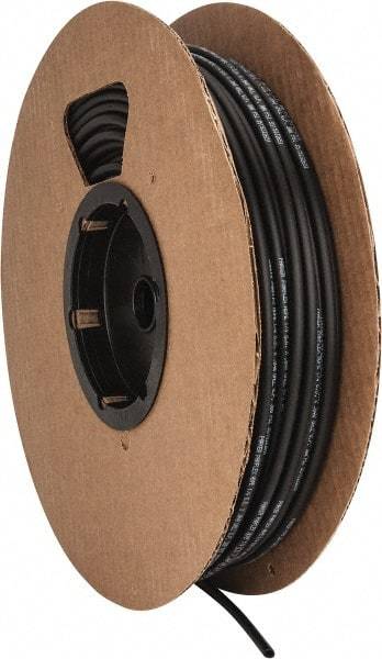 Parker - 11/64" ID x 1/4" OD, 0.04" Wall Thickness, 250' Long, Polyethylene Tube - Black, 300 Max psi, -80 to 175°F - Top Tool & Supply