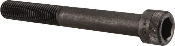 Holo-Krome - 7/8-9 UNC Hex Socket Drive, Socket Cap Screw - Alloy Steel, Black Oxide Finish, Partially Threaded, 7" Length Under Head - Top Tool & Supply