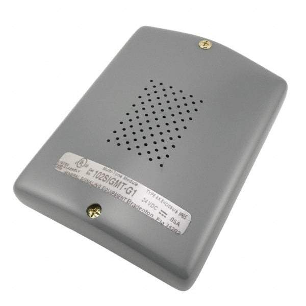 Edwards Signaling - 24 VDC, Base Mount Signal Combination Tone Card - 3R, 4X NEMA Rated, IP54 Ingress Rating, 0.05 Amp, 79 dB at 10 Ft. to 89 dB at 1m Adjustable Output, For Use with 102 Series Stacklights - Top Tool & Supply