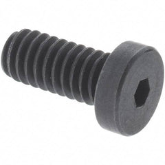 Value Collection - M12x1.75 Metric Coarse Hex Socket Drive, Low Socket Cap Screw - Grade 10.9 Alloy Steel, Black Oxide Finish, Fully Threaded, 30mm Length Under Head - Top Tool & Supply