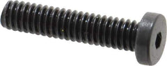 Holo-Krome - #8-32 UNC Hex Socket Drive, Low Socket Cap Screw - Alloy Steel, Black Oxide Finish, Fully Threaded, 3/4" Length Under Head - Top Tool & Supply