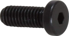 Holo-Krome - #10-32 UNF Hex Socket Drive, Low Socket Cap Screw - Alloy Steel, Black Oxide Finish, Fully Threaded, 1/2" Length Under Head - Top Tool & Supply