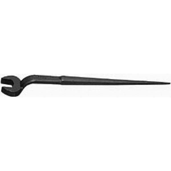 Williams - Open End Wrenches; Wrench Type: Spud Handle ; Tool Type: Standard ; Size (Inch): 1 ; Finish/Coating: Black ; Head Type: Single End ; Overall Length (Inch): 14-1/2 - Exact Industrial Supply