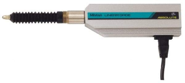 Mitutoyo - 1 Inch, 15mm Barrel Diameter, Digital Remote Display Linear Gage - 0.0005 Inch Resolution - Top Tool & Supply