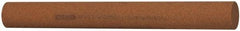 Norton - 6" Long x 5/8" Diam x 5/8" Thick, Aluminum Oxide Sharpening Stone - Round, Medium Grade - Top Tool & Supply