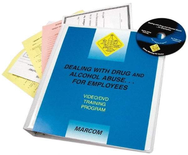 Marcom - Dealing with Drug and Alcohol Abuse for Managers and Supervisors, Multimedia Training Kit - 19 Minute Run Time DVD, English and Spanish - Top Tool & Supply