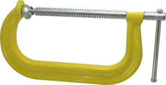 Gibraltar - Regular-Duty 8" Max Opening, 3-1/4" Throat Depth, Forged Steel Standard C-Clamp - 6,900 Lb Capacity, 0" Min Opening, Deep Throat - Top Tool & Supply