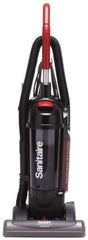 Sanitaire - Single Motor Bagless Heavy-Duty Upright Vacuum Cleaner - 15" Cleaning Width, 10" Amps, Comfort Hand Grip, Black - Top Tool & Supply